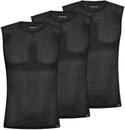 GripGrab Ultralight Sleeveless Mesh Base Layer 3er-Pack