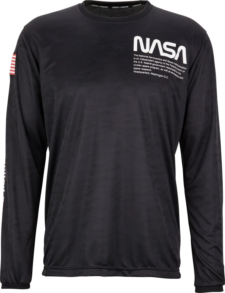 LOOSE RIDERS NASA Flight Crew LS Trikot 3 LOOSE RIDERS NASA Flight Crew LS Trikot