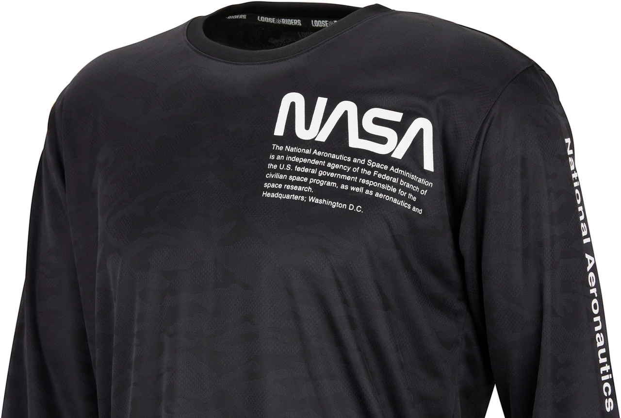 LOOSE RIDERS NASA Flight Crew LS Trikot 5 LOOSE RIDERS NASA Flight Crew LS Trikot - Image 3